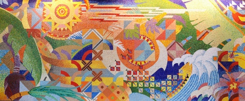 Gemini Planets Hawaiian Tapestry Jay Wilson
