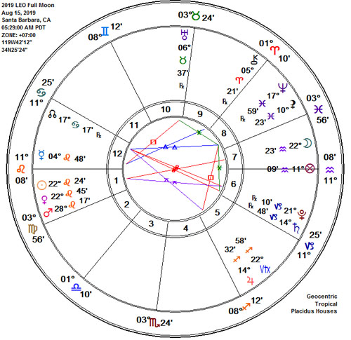 Leo 2019 Full Grain Moon Astrology Chart!